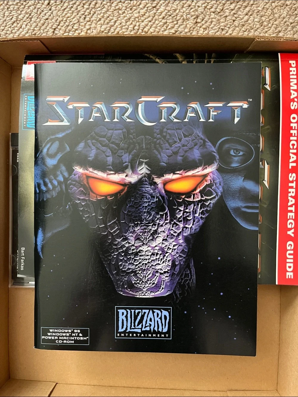 StarCraft Battle Chest Collector's Edition - Black & Metallic Box